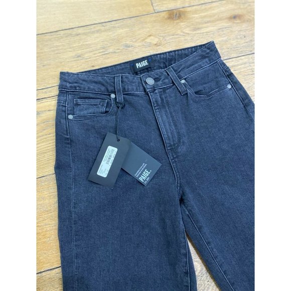 PAIGE Julia High Straight Mother of Pearl Jeans 25 - Picture 8 of 9